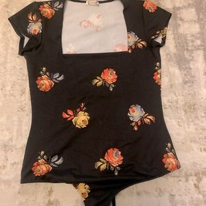 Free people tee body suit